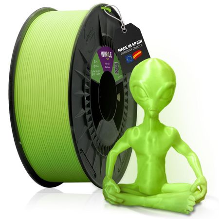 WINKLE PLA-HD Filament 1.75mm zielony świecący 1000g