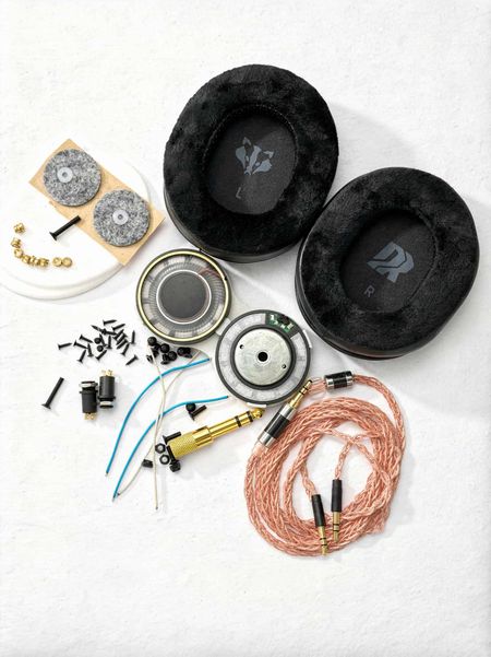 ProRock Badger Sound Forge - audiofilski zestaw DIY do słuchawek z przezroczystym kablem - druk 3D FDM