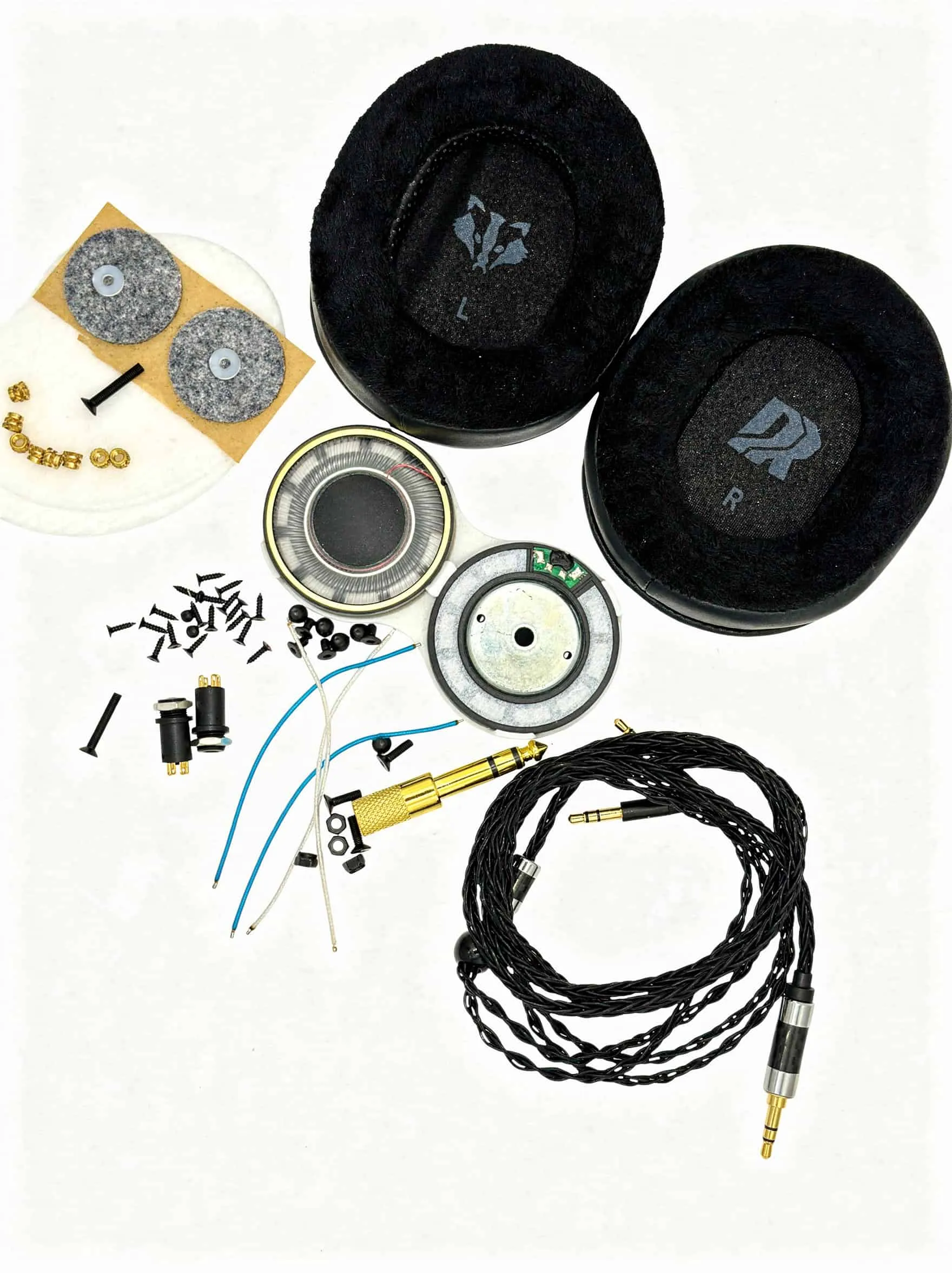 ProRock Badger Sound Forge kit czarny kabel