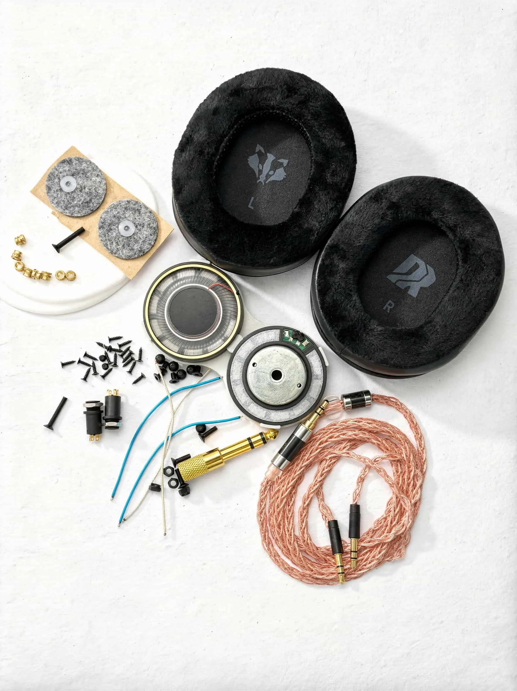 ProRock Badger Sound Forge kit przezroczysty kabel
